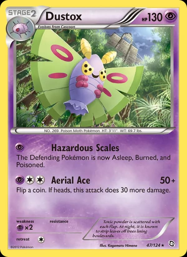 Dustox card in English