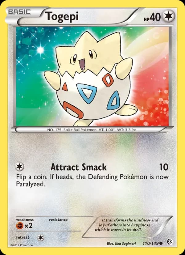 Togepi card in English