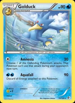 Golduck card in English