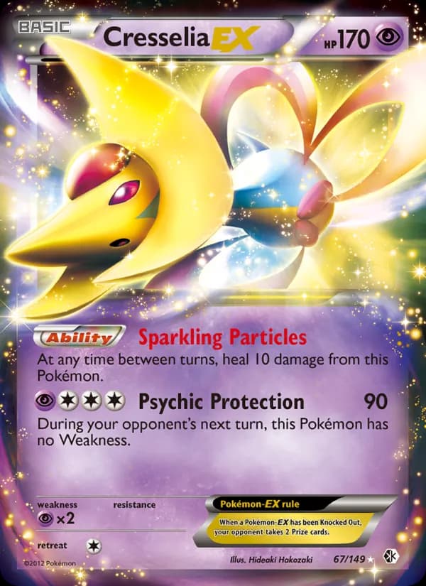 Cresselia-EX card in English