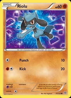 Riolu card in English