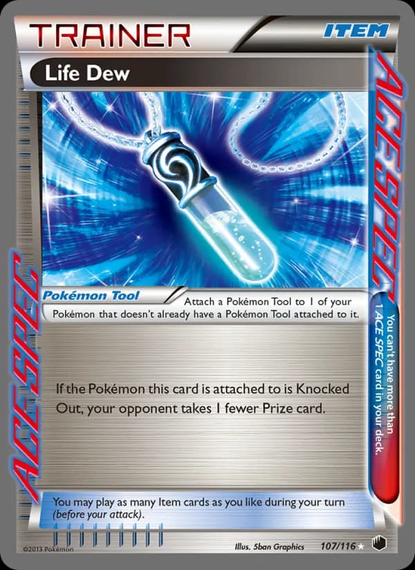 Life Dew card in English