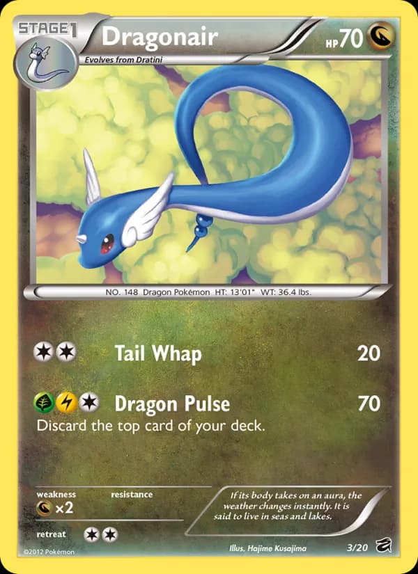 Dragonair card in English
