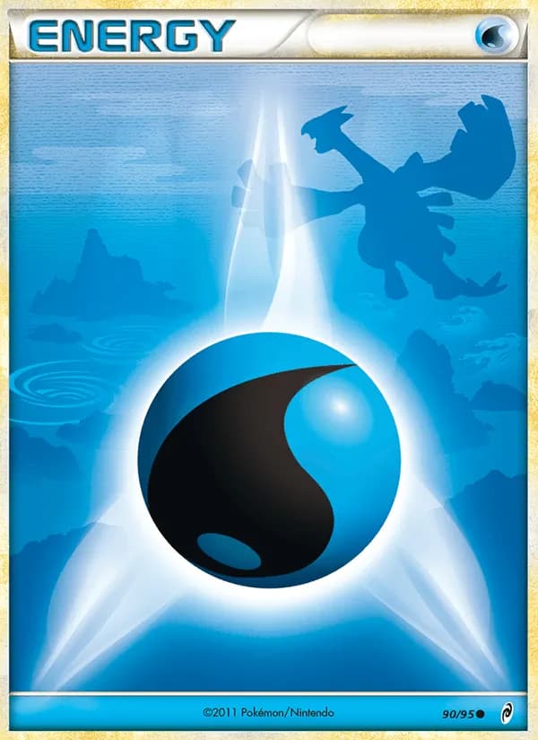 Water Energy card in English