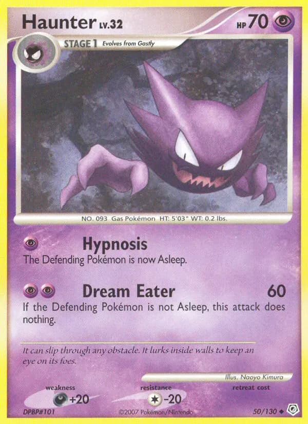 Haunter card in English