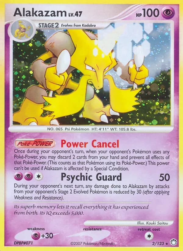 Alakazam card in English