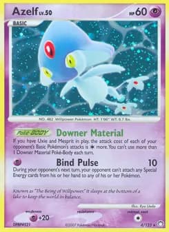 Azelf card in English