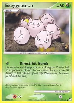 Exeggcute card in English