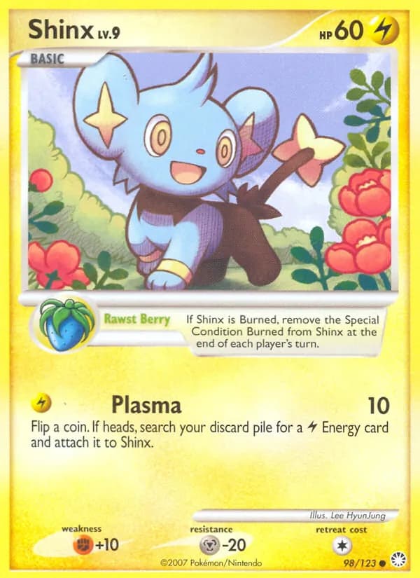 Shinx card in English