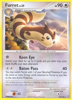 Furret card in English