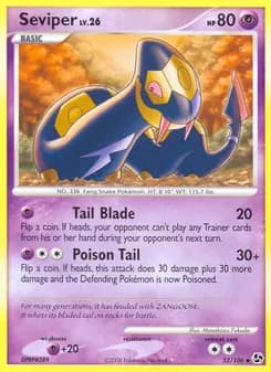 Seviper card in English