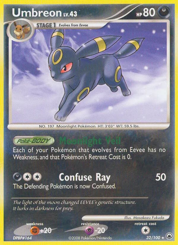 Umbreon card in English