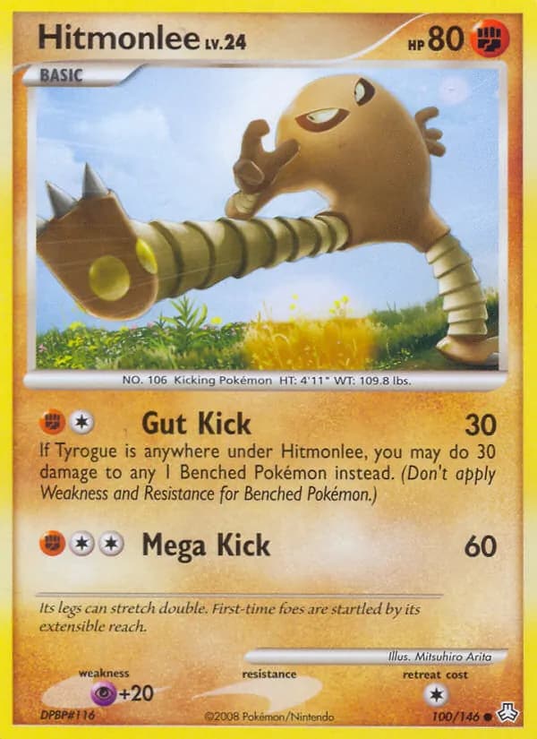 Hitmonlee card in English