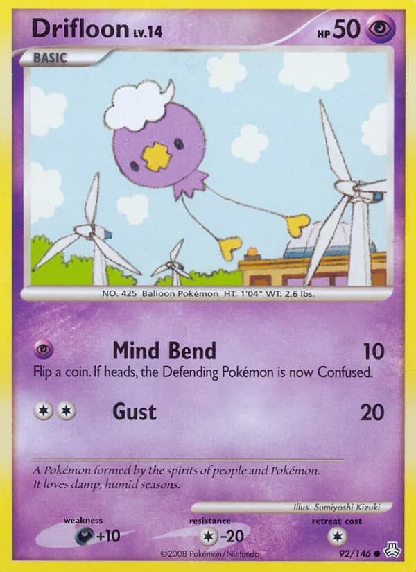 Drifloon card in English