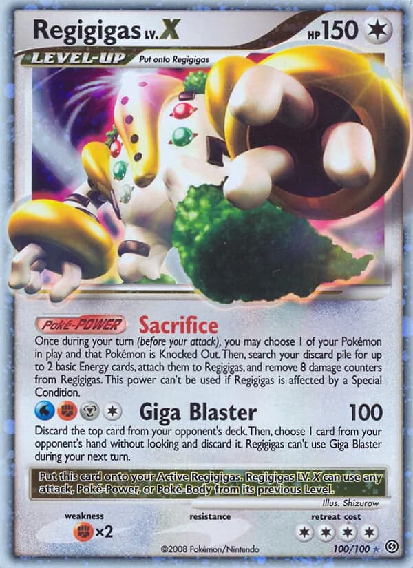 Regigigas card in English