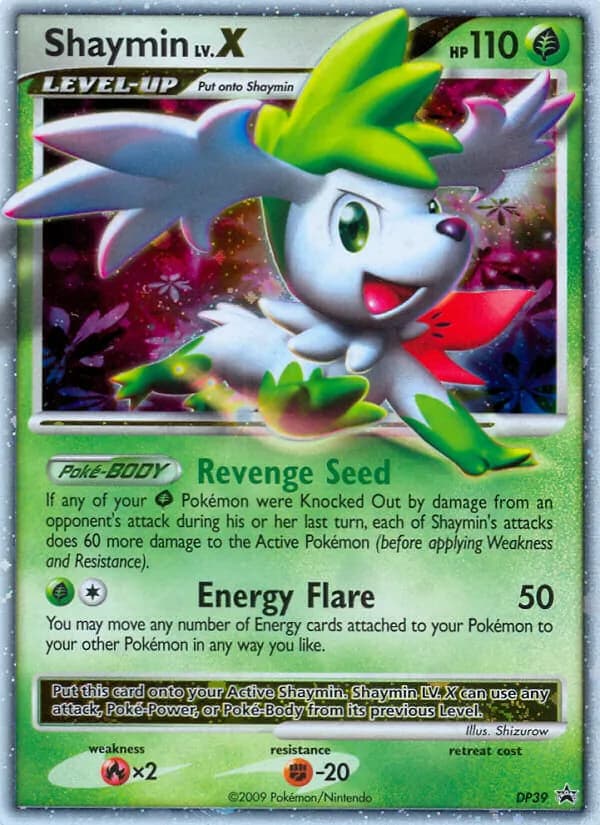 Shaymin card in English