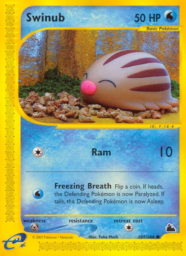 Swinub card in English
