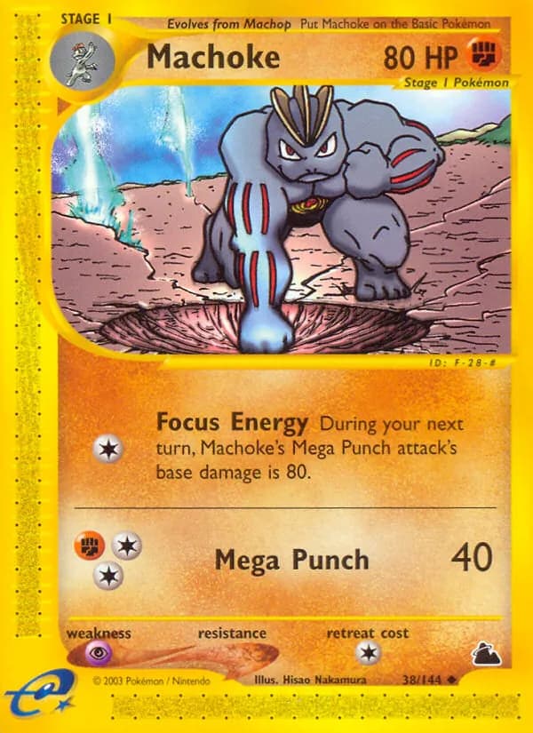 Machoke card in English