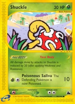 Shuckle card in English