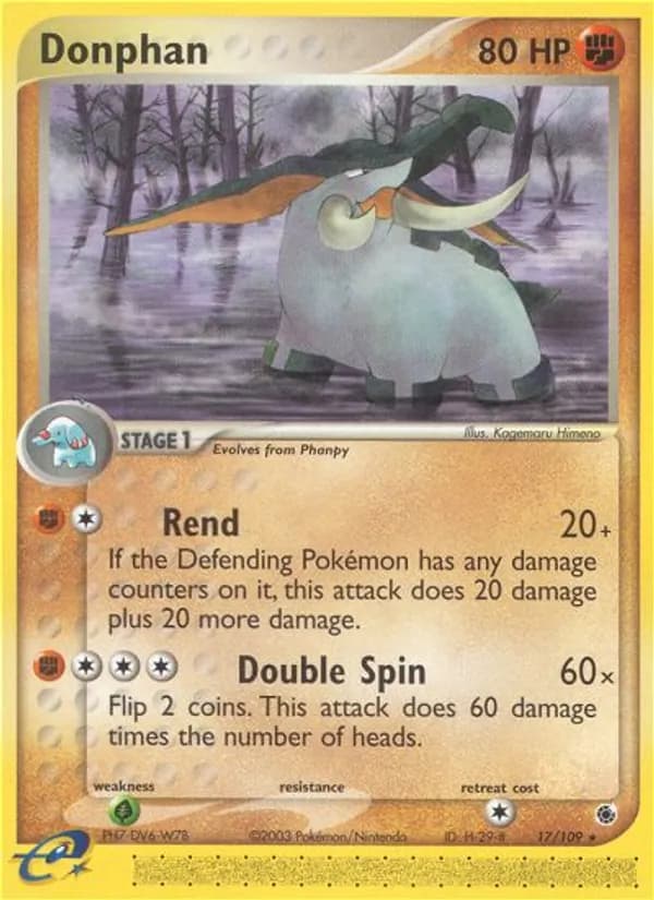 Donphan card in English