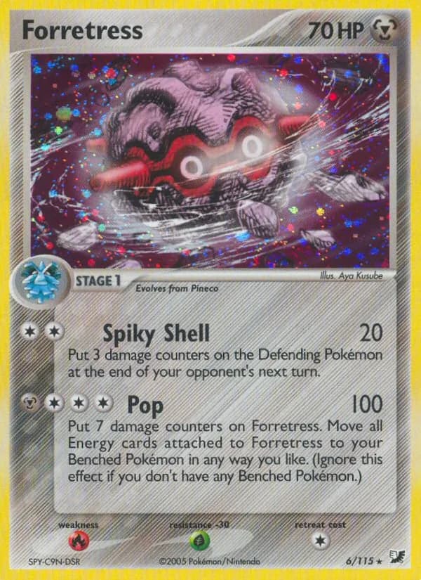 Forretress card in English