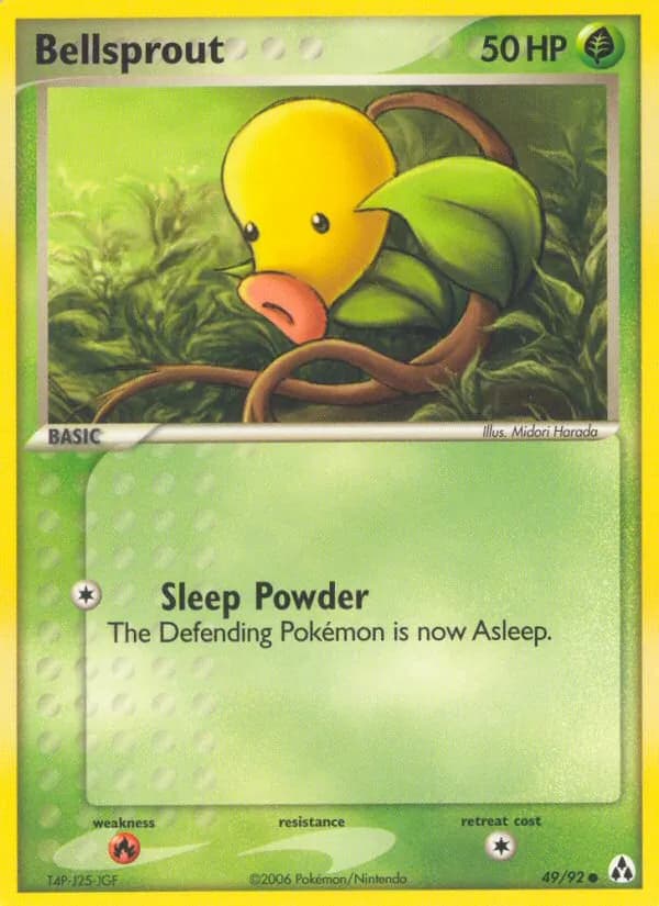 Bellsprout card in English