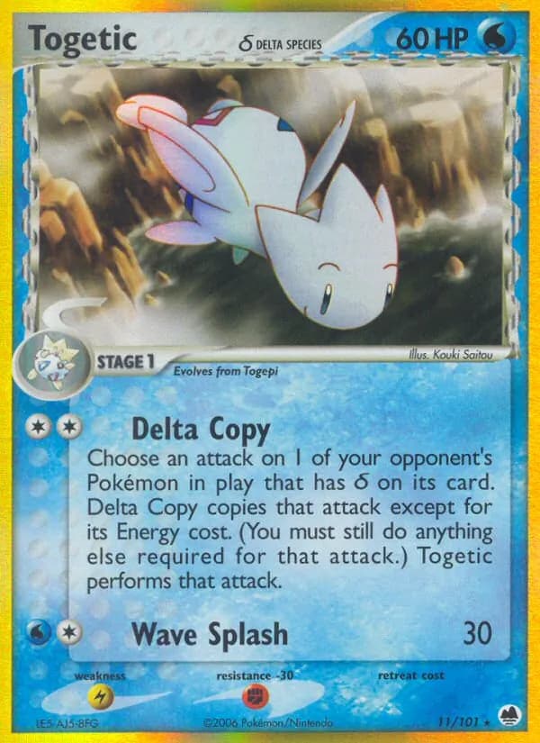 Togetic δ card in English