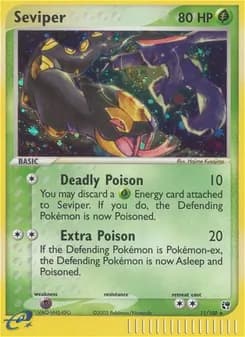 Seviper card in English