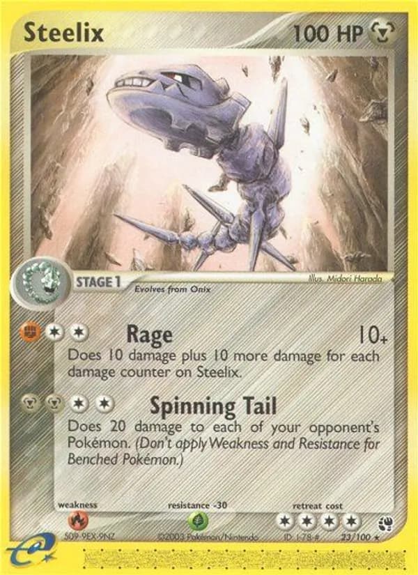 Steelix card in English