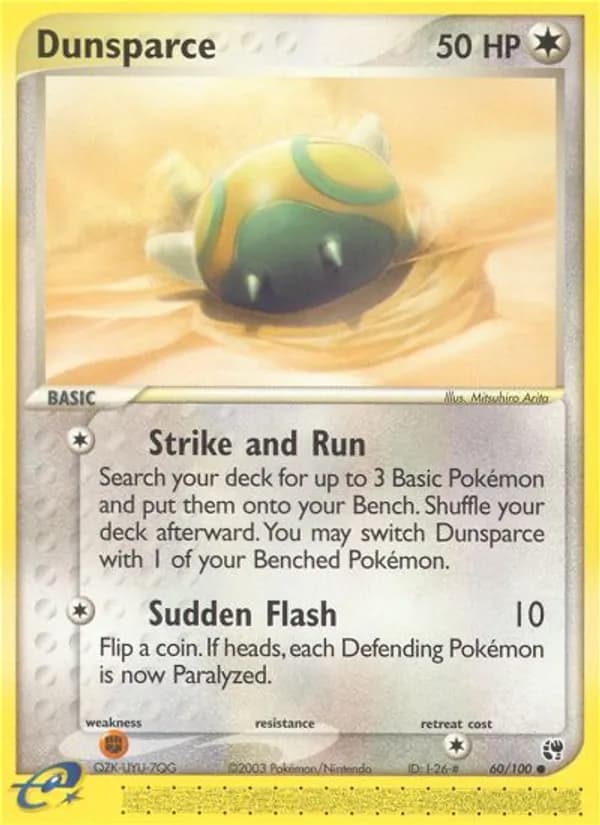 Dunsparce card in English