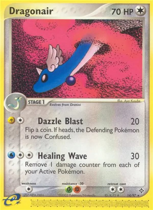 Dragonair card in English