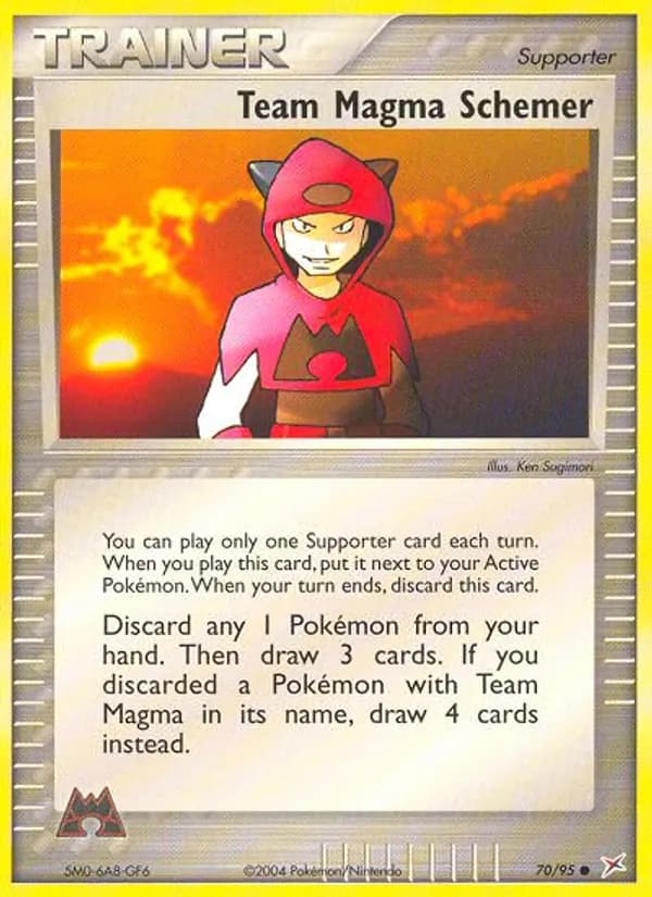 Team Magma Schemer card in English