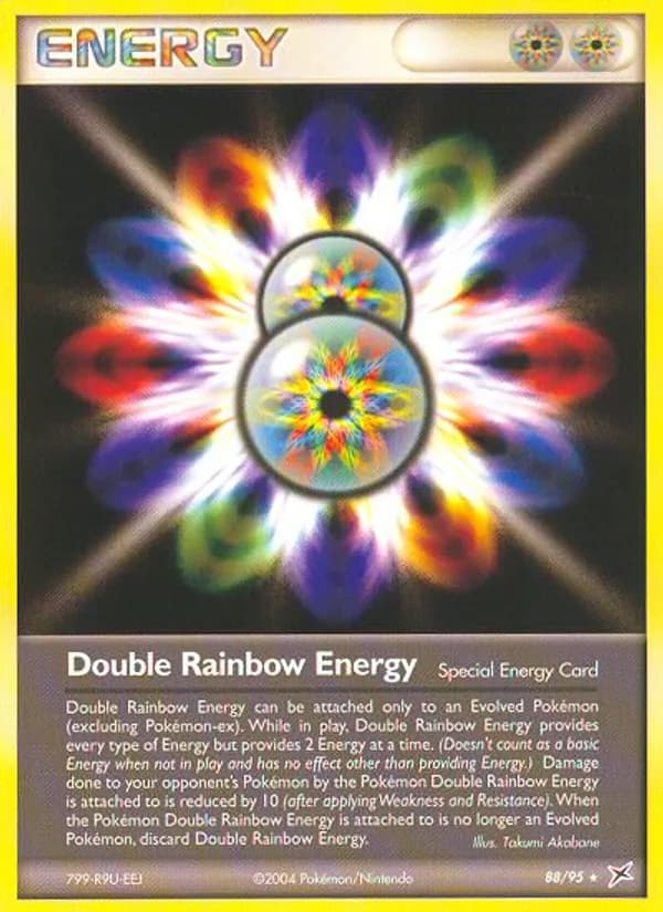 Double Rainbow Energy card in English