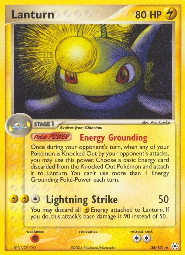 Lanturn card in English