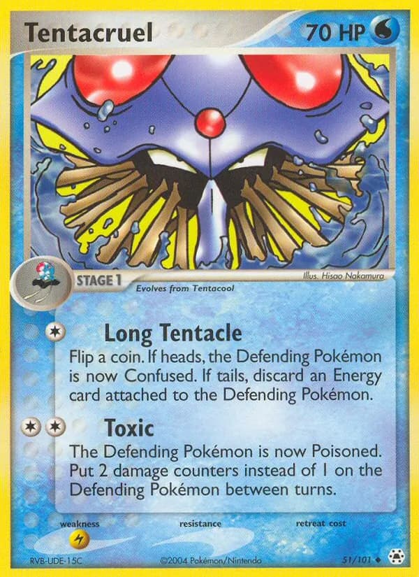 Tentacruel card in English