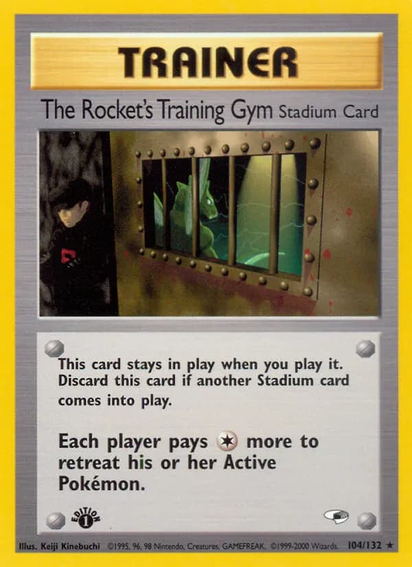 The Rocket's Training Gym card in English