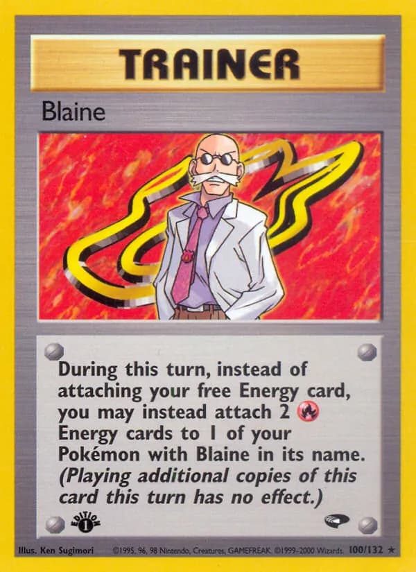 Blaine card in English
