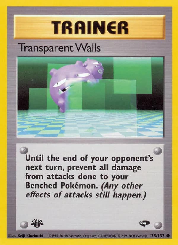 Transparent Walls card in English