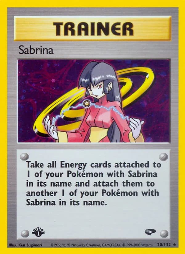 Sabrina card in English