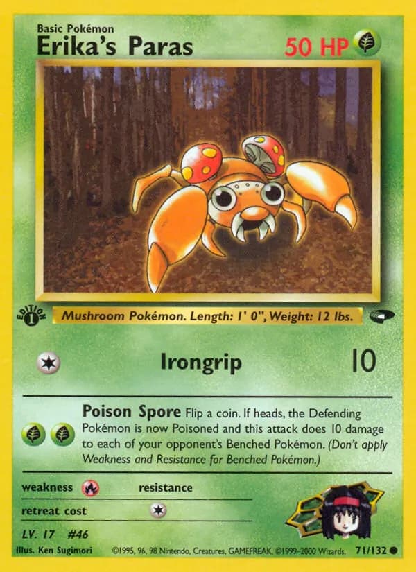 Erika's Paras card in English