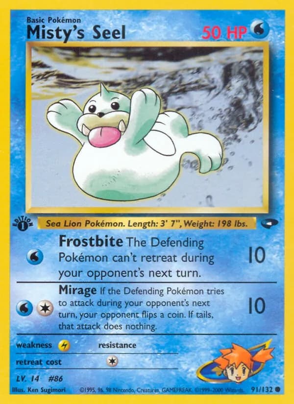 Misty's Seel card in English
