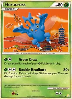 Heracross card in English