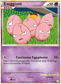 Exeggcute card in English
