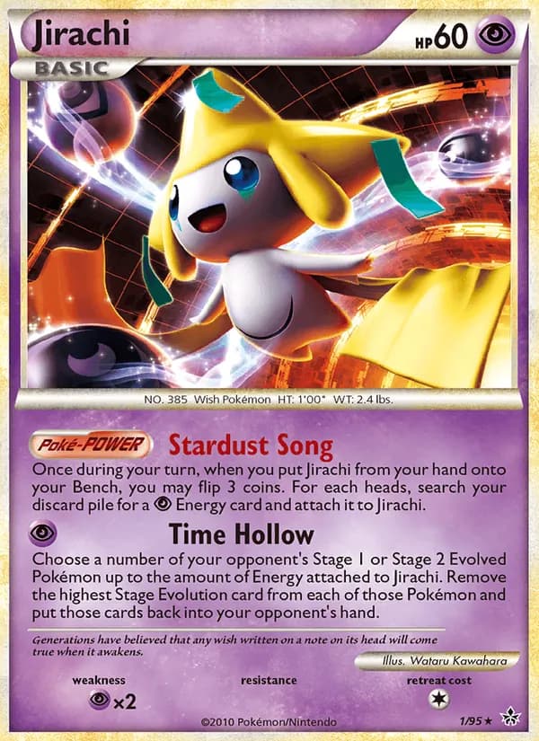 Jirachi card in English