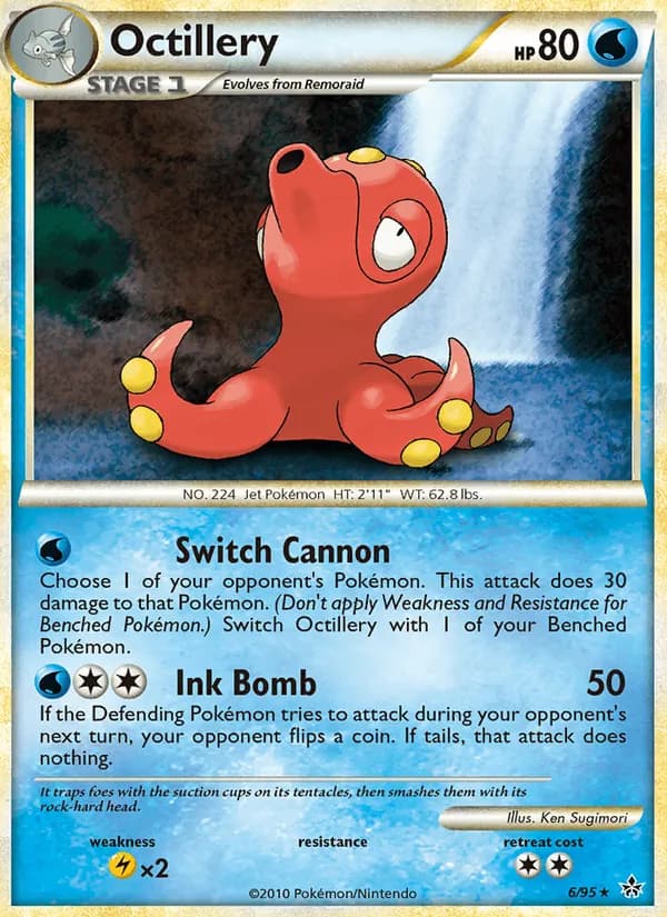 Octillery card in English