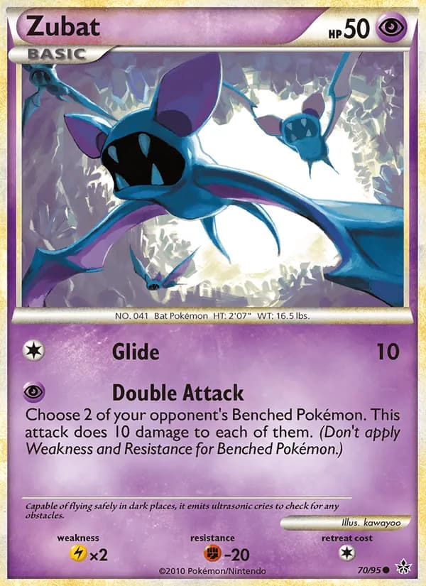 Zubat card in English