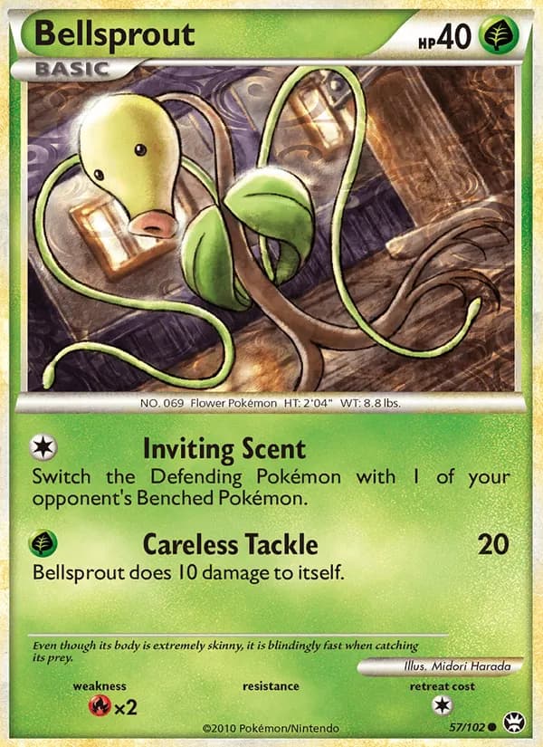 Bellsprout card in English