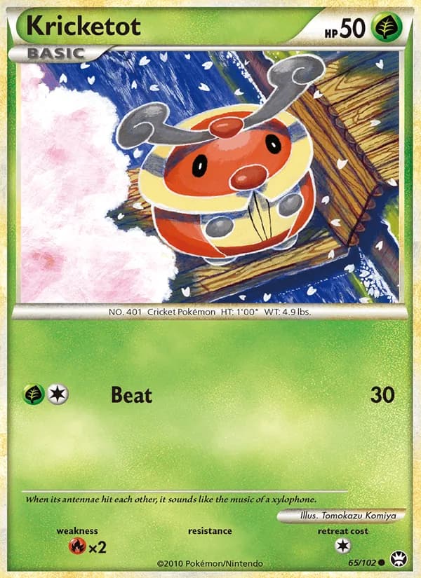 Kricketot card in English