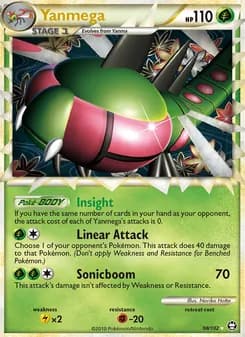 Yanmega card in English