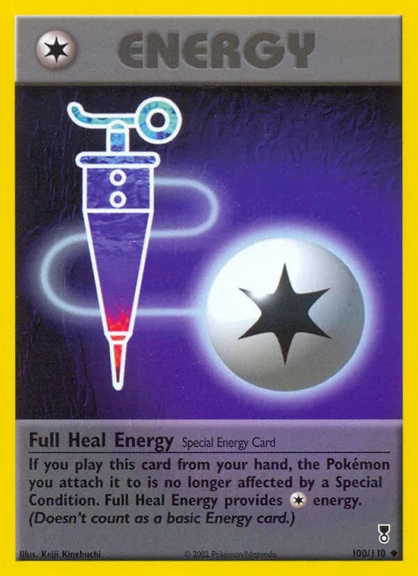 Full Heal Energy card in English